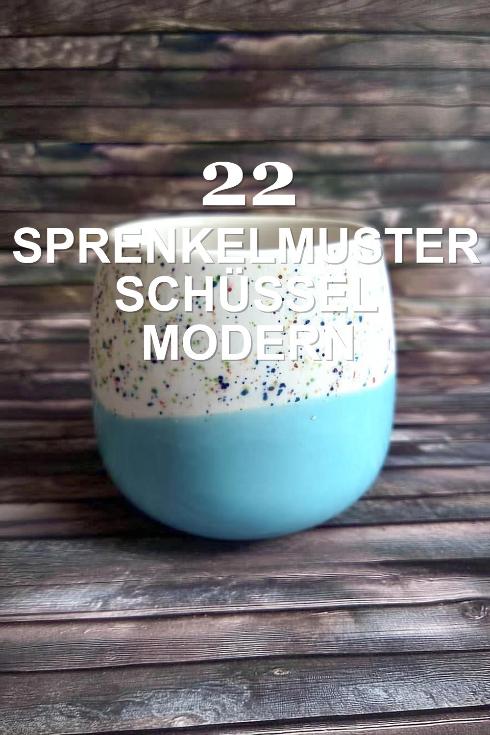 Sprenkelmuster Schüssel Modern