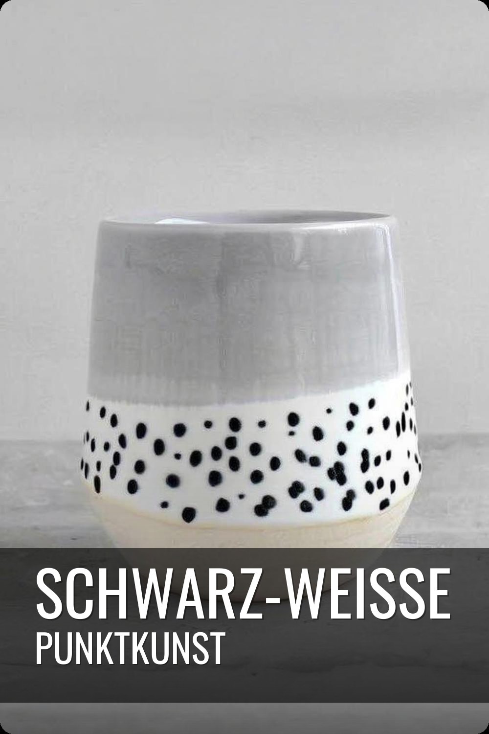Schwarz-weiße Punktkunst