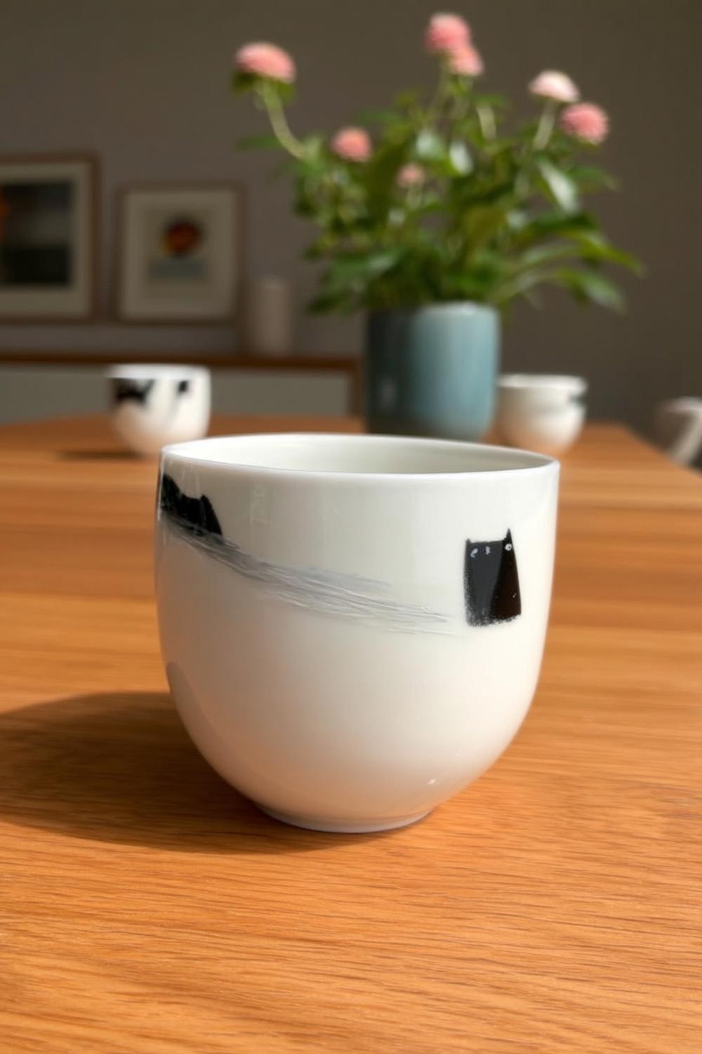 Katzen-Silhouetten innen