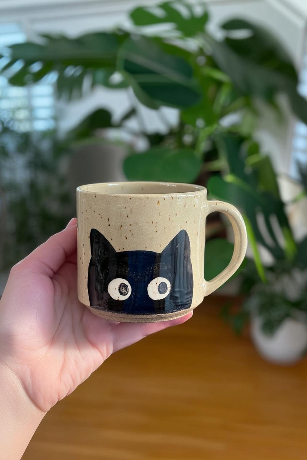 Katzengesicht mit Charakter