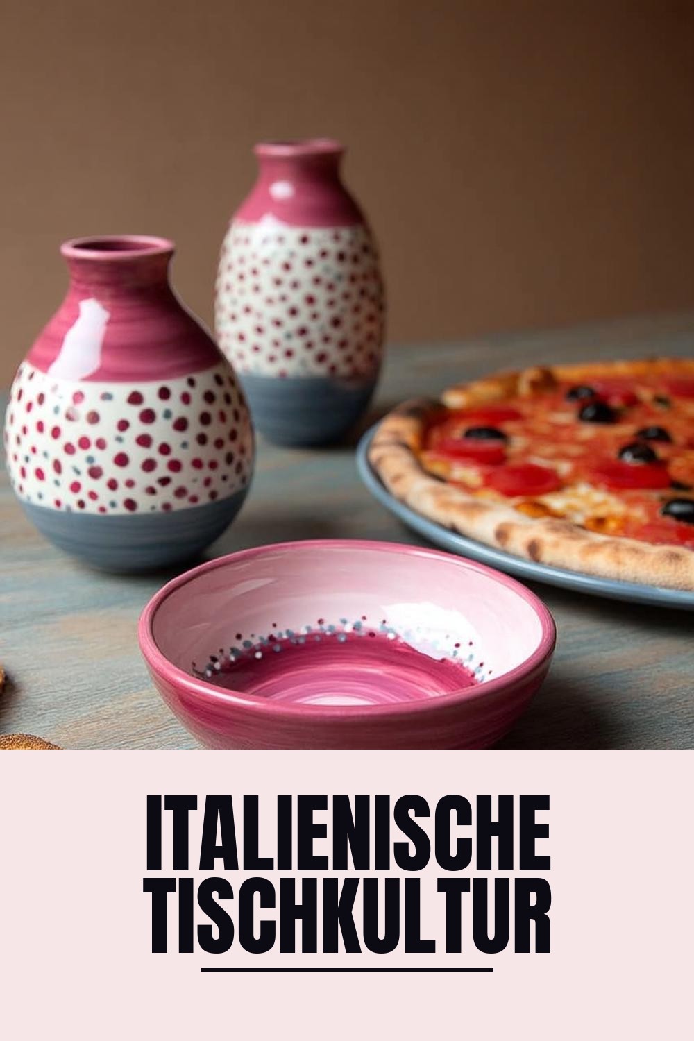 Italienische Tischkultur