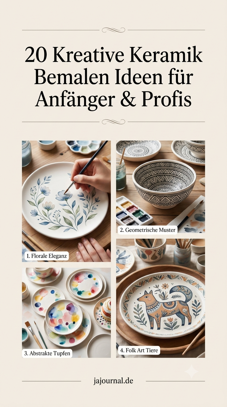 20 Kreative Keramik Bemalen Ideen für Anfänger & Profis