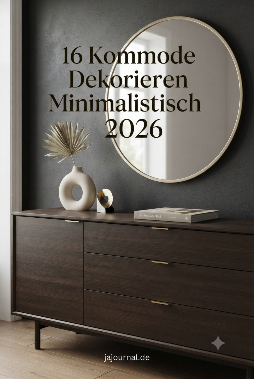 16 Kommode Dekorieren Minimalistisch 2026
