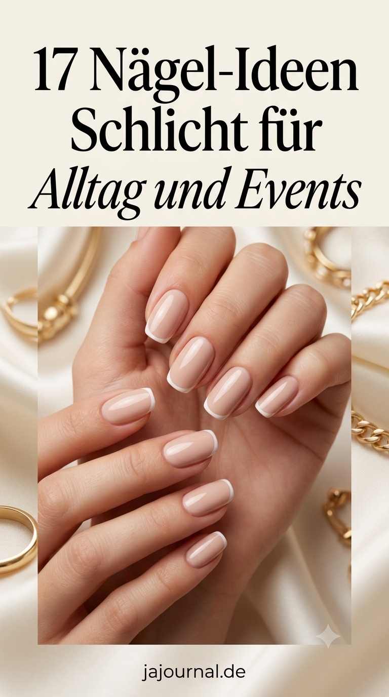 17 Nägel-Ideen Schlicht für Alltag und Events