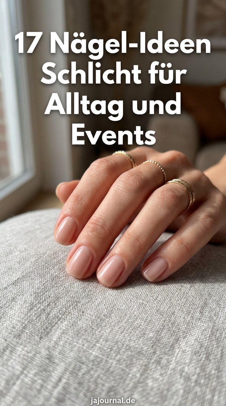 17 Nägel-Ideen Schlicht für Alltag und Events