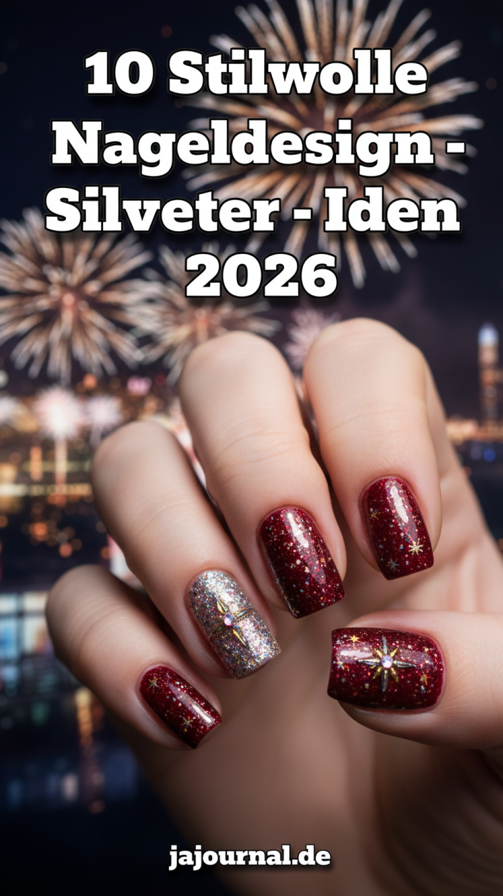 10 Stilvolle Nageldesign - Silvester - Ideen 2026