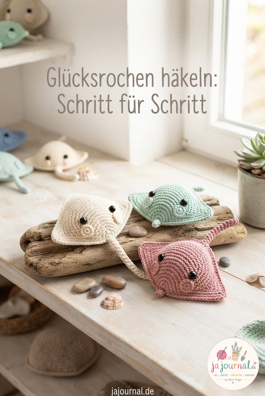 Glücksrochen häkeln: Schritt für Schritt