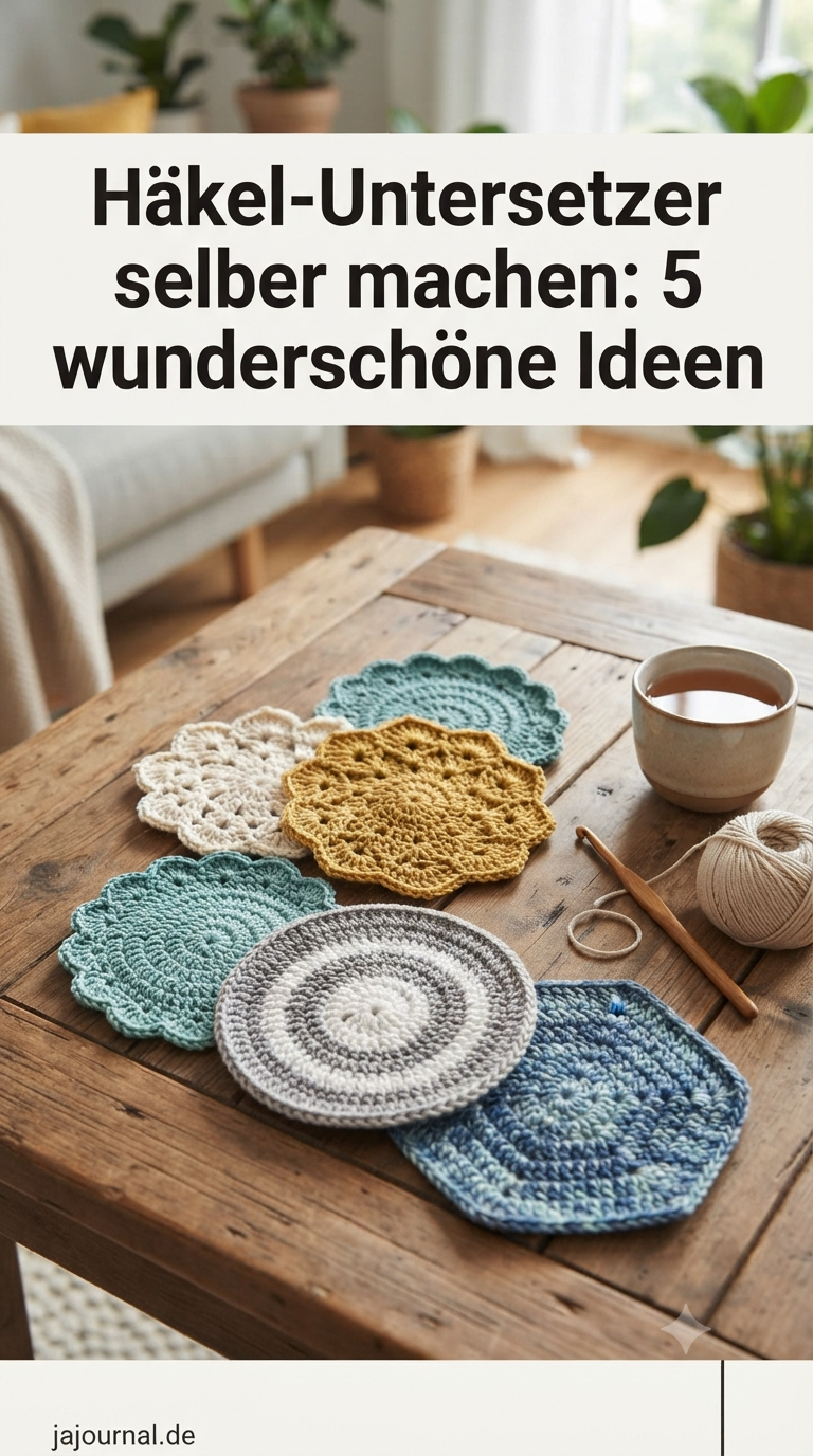 Häkel-Untersetzer selber machen: 5 wunderschöne Ideen