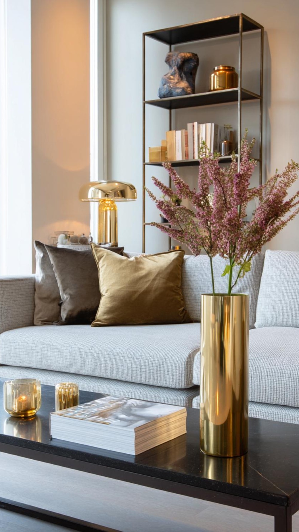 10 Farben und Texturen im Wohnzimmer