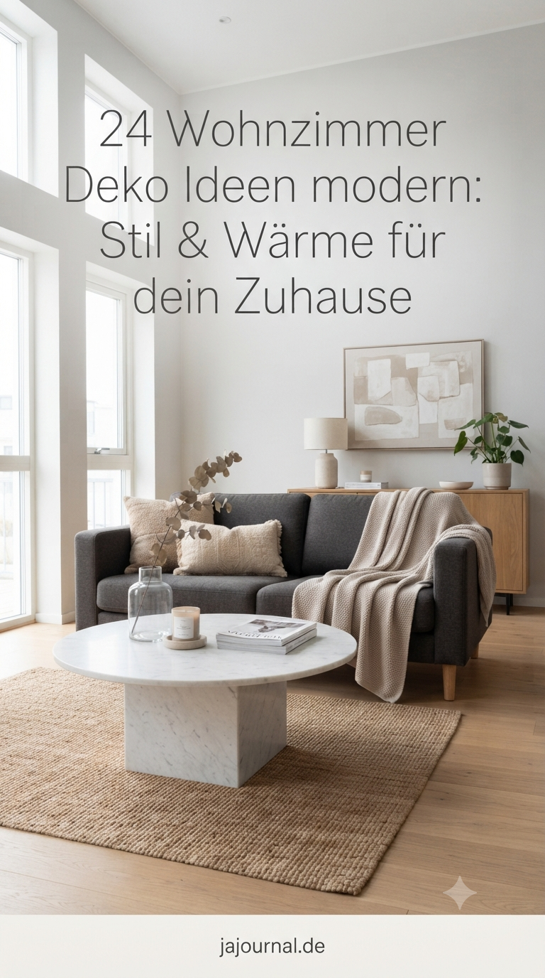 24 Wohnzimmer Deko Ideen modern: Stil & Wärme für dein Zuhause