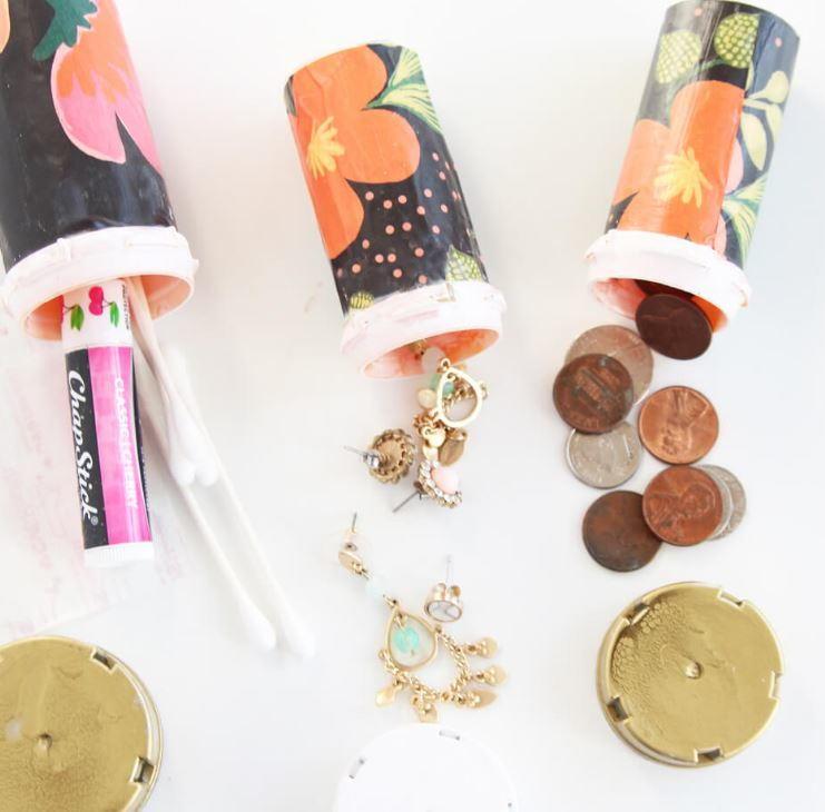 Schmuckbox aus recycelter Flasche