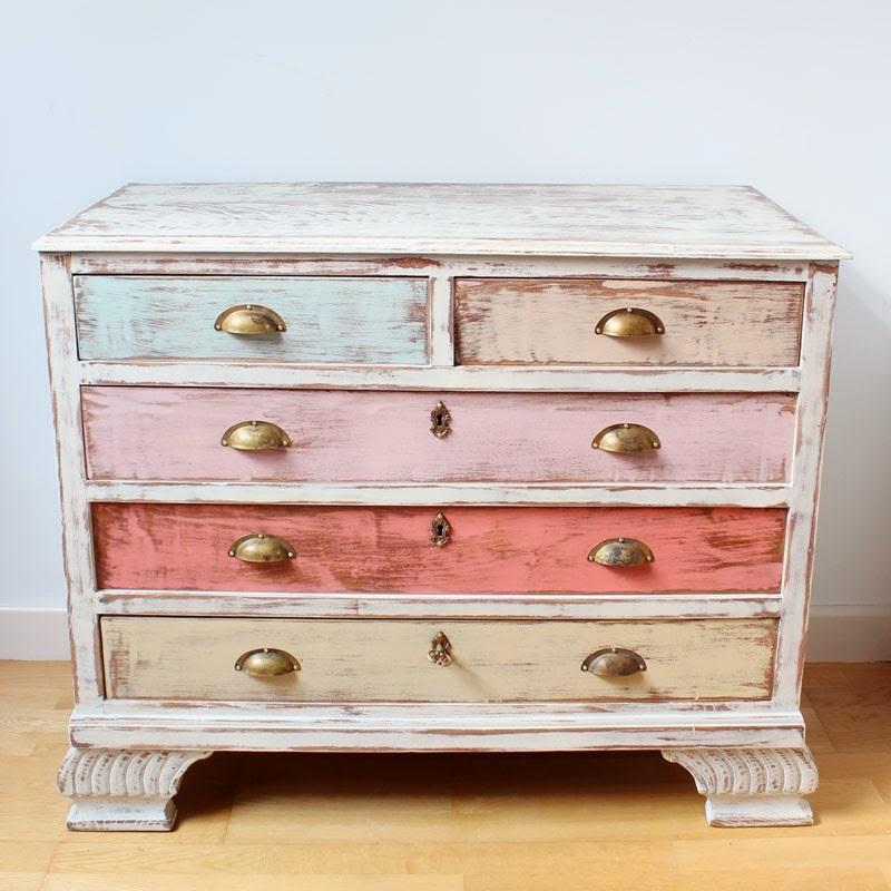 Shabby Chic Kommode Patina