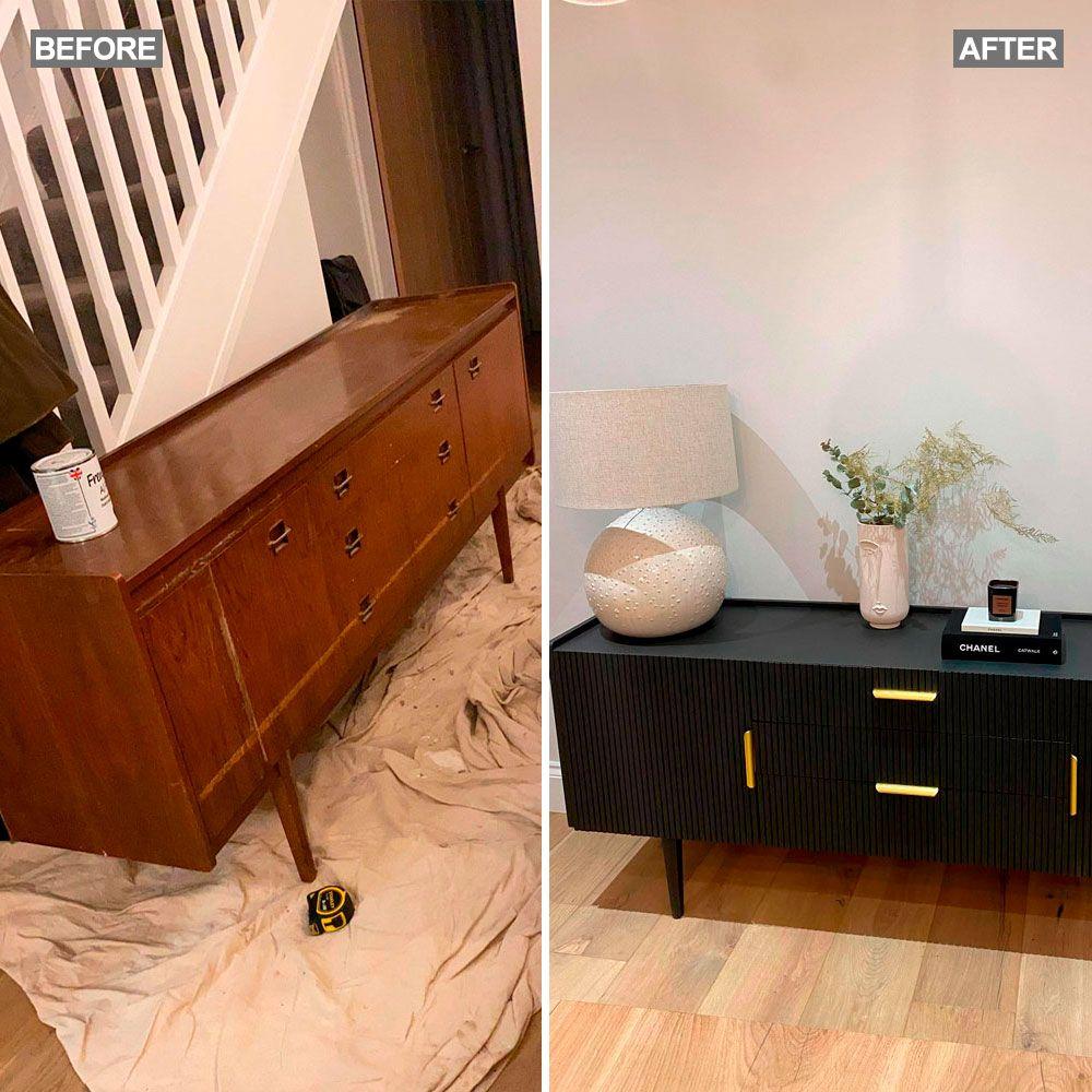 Sideboard vorher nachher