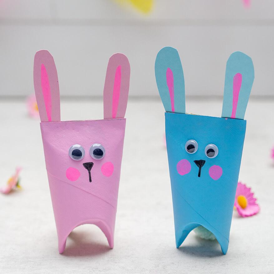 Süßer Osterhase mit Wackelaugen