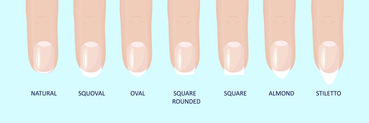 Übersicht der beliebtesten Nagelformen von Squoval über Oval bis Mandel